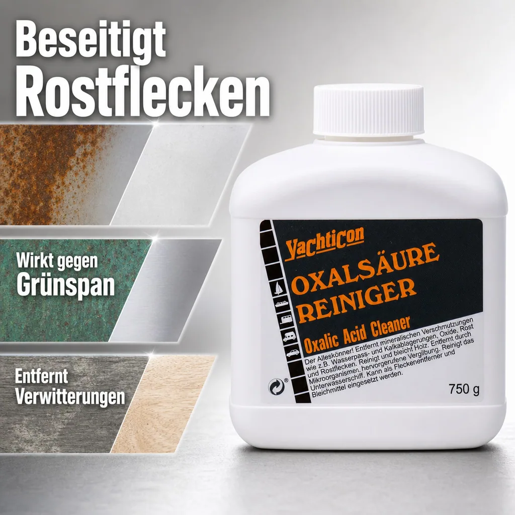 YACHTICON Oxalsäure Reiniger 750 g Der Alleskönner