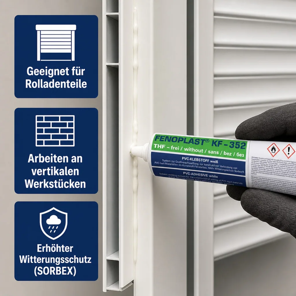 FENOPLAST KF-352 weiß 180 g/200 ml Quellschweißmittel für PVC Hart