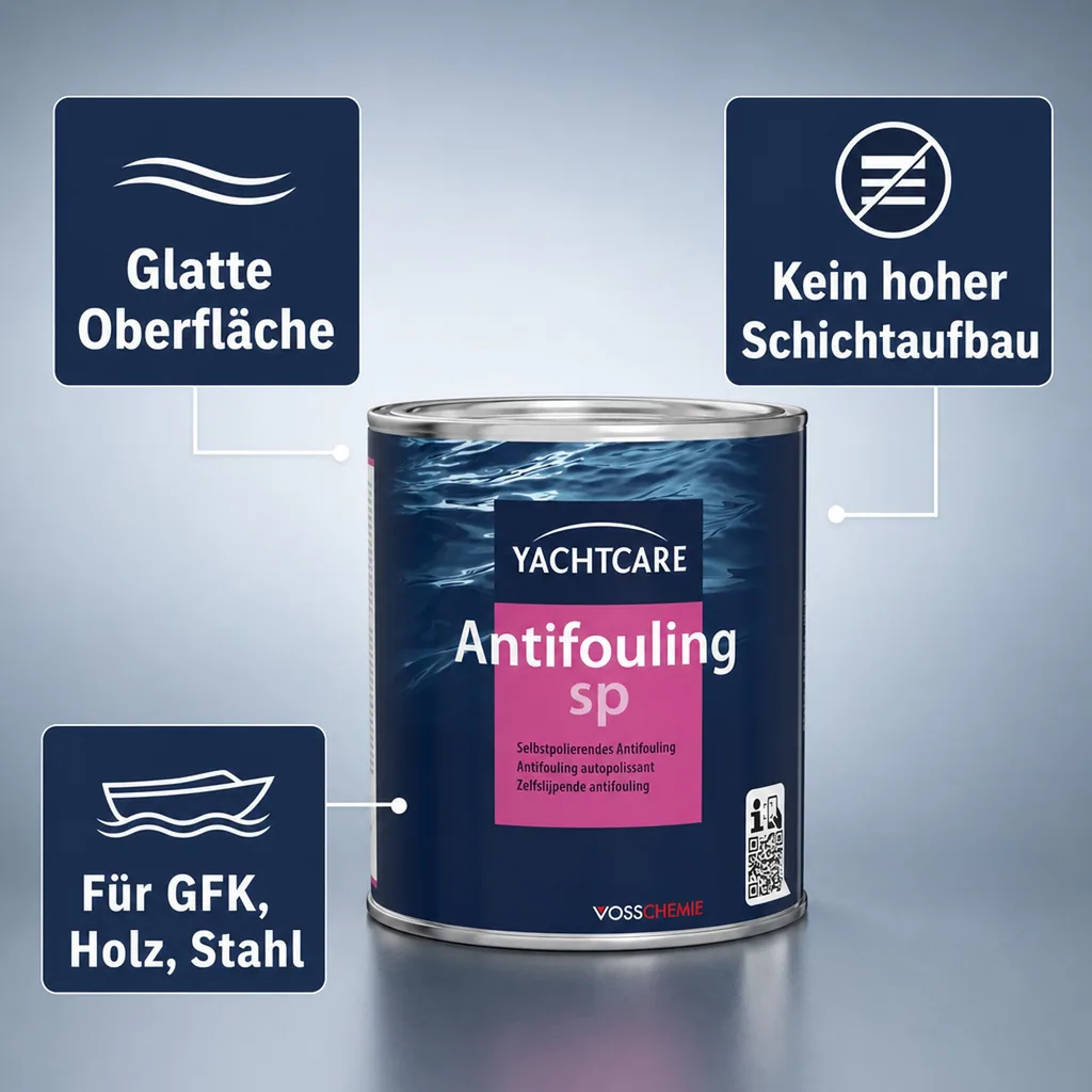 YACHTCARE Antifouling SP 750 ml off-white grau-weiß