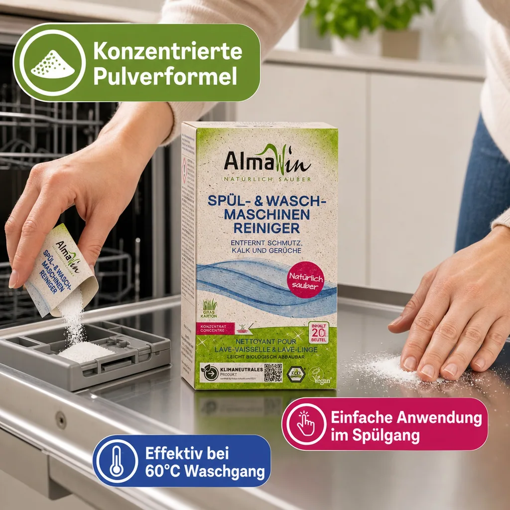 ALMAWIN Spül- und Waschmaschinenreiniger 200 g Konzentrat