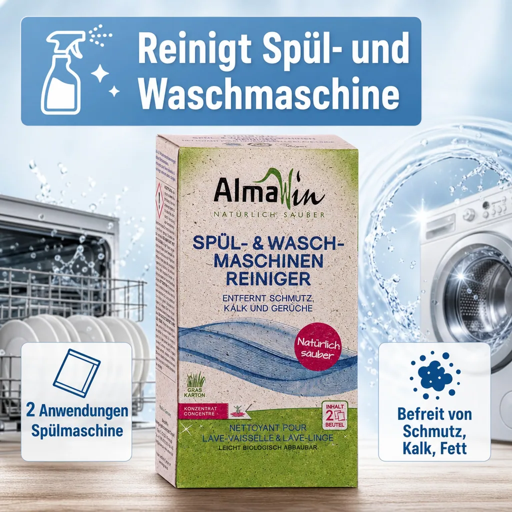 ALMAWIN Spül- und Waschmaschinenreiniger 200 g Konzentrat