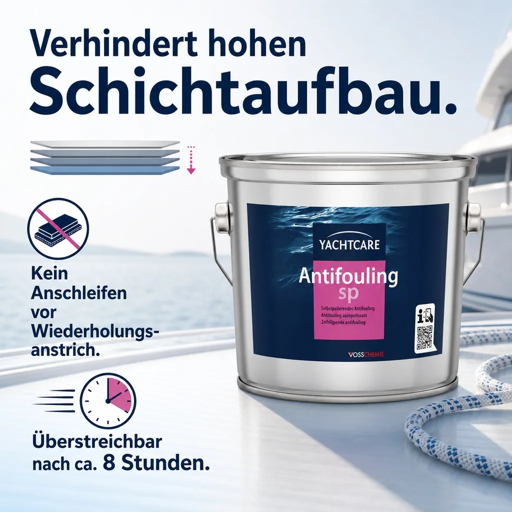 YACHTCARE Antifouling SP 2,5 Liter black