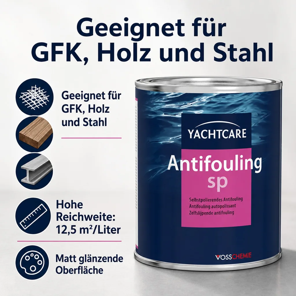 YACHTCARE Antifouling SP 750 ml red