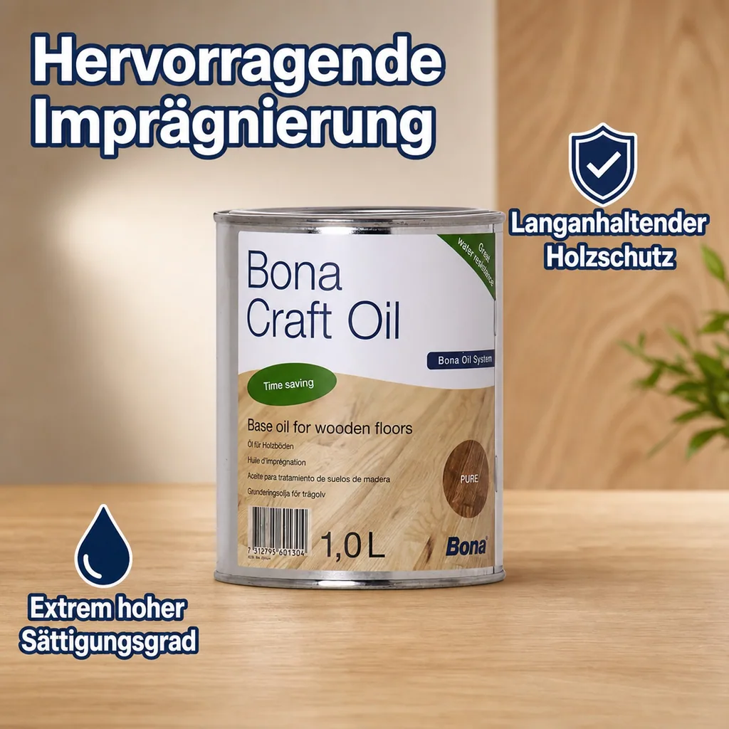 BONA Craft Oil PURE 1 Liter neutral