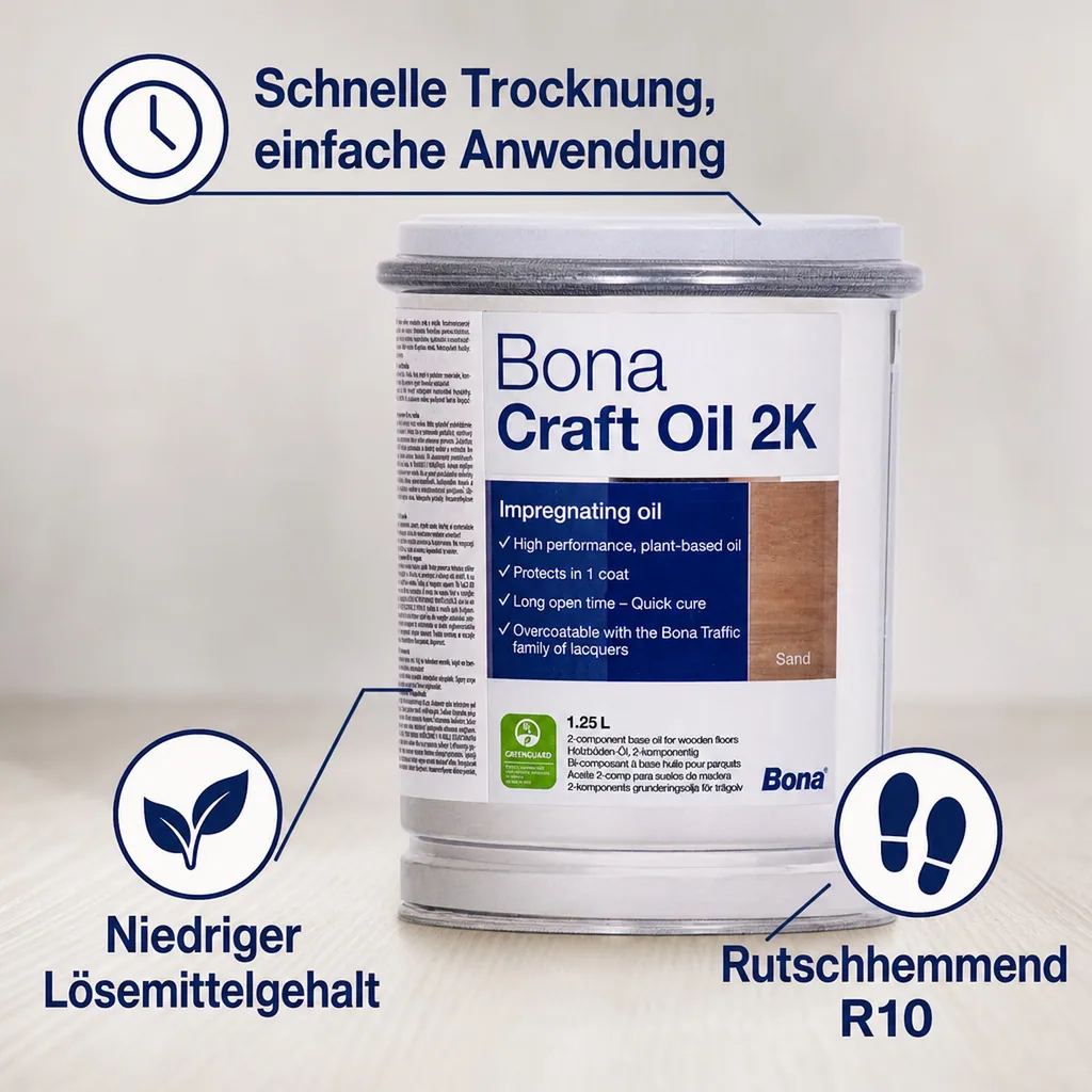 BONA Craft Oil 2K Sand 1,25 Liter