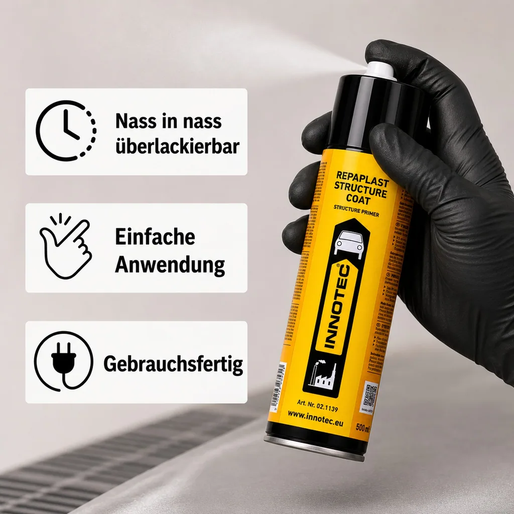 INNOTEC Repaplast Structure Coat NF Struckturlack 500 ml
