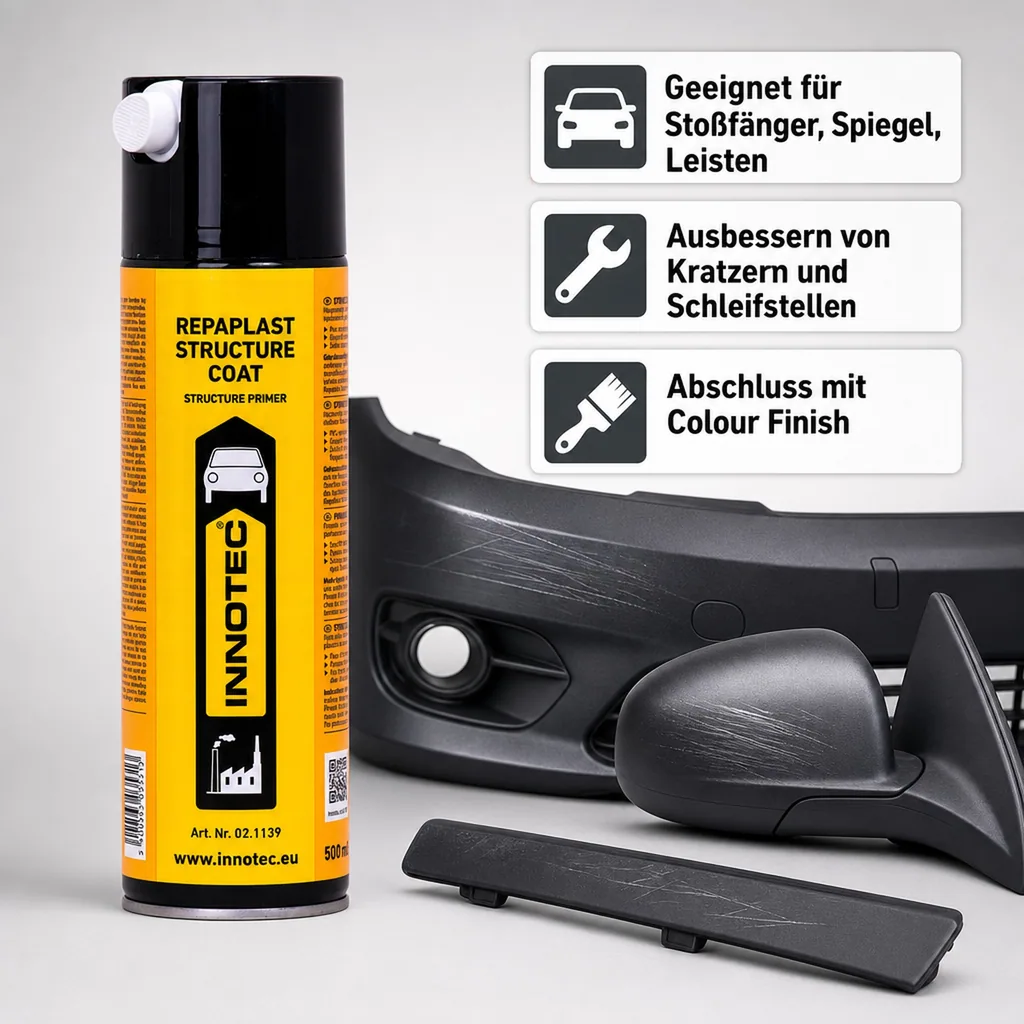 INNOTEC Repaplast Structure Coat NF Struckturlack 500 ml