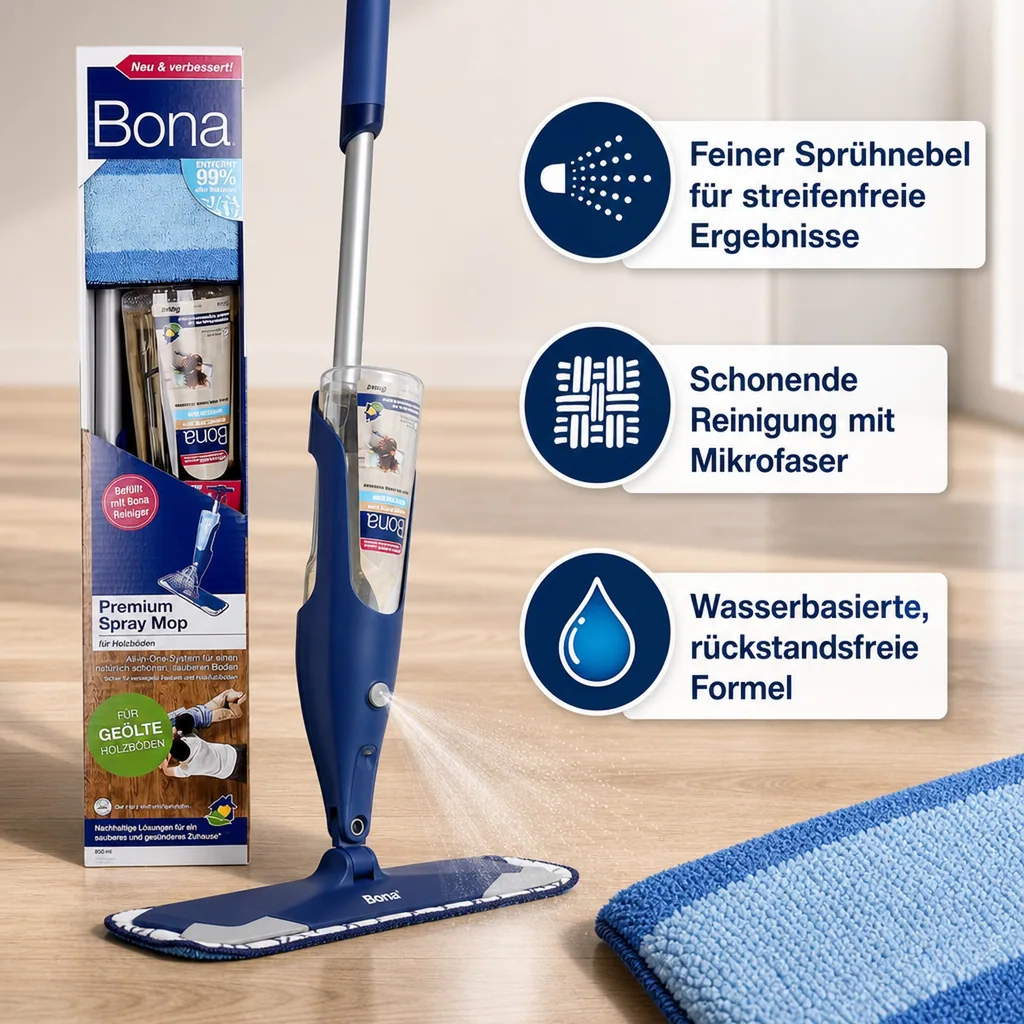 BONA Premium Spray Mopp für geölte Oberflächen