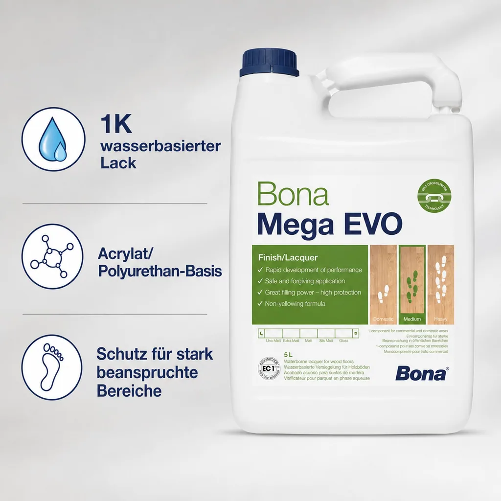 BONA MEGA One halbmatt 5 Liter Versiegelung