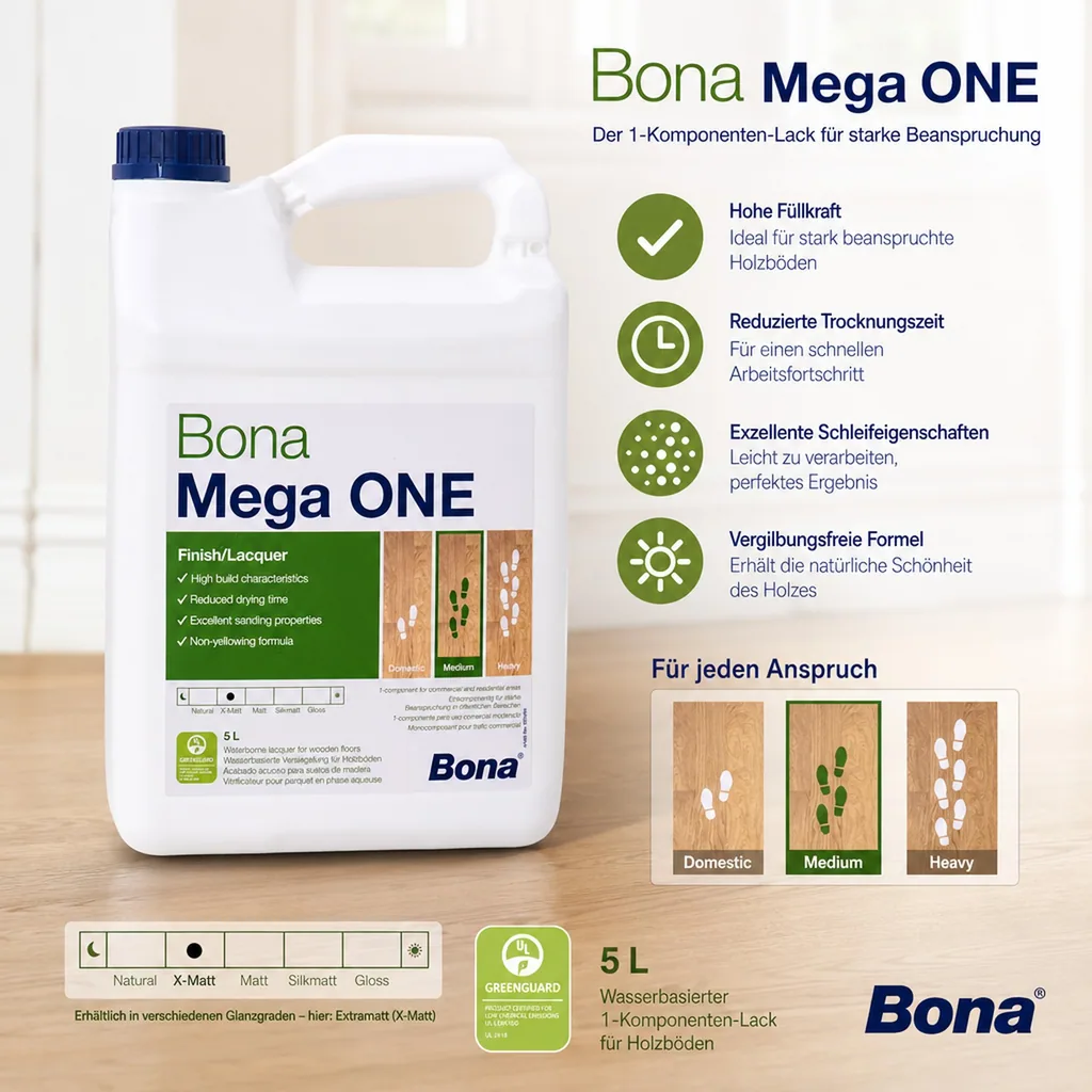 BONA MEGA One extramatt 5 Liter Versiegelung