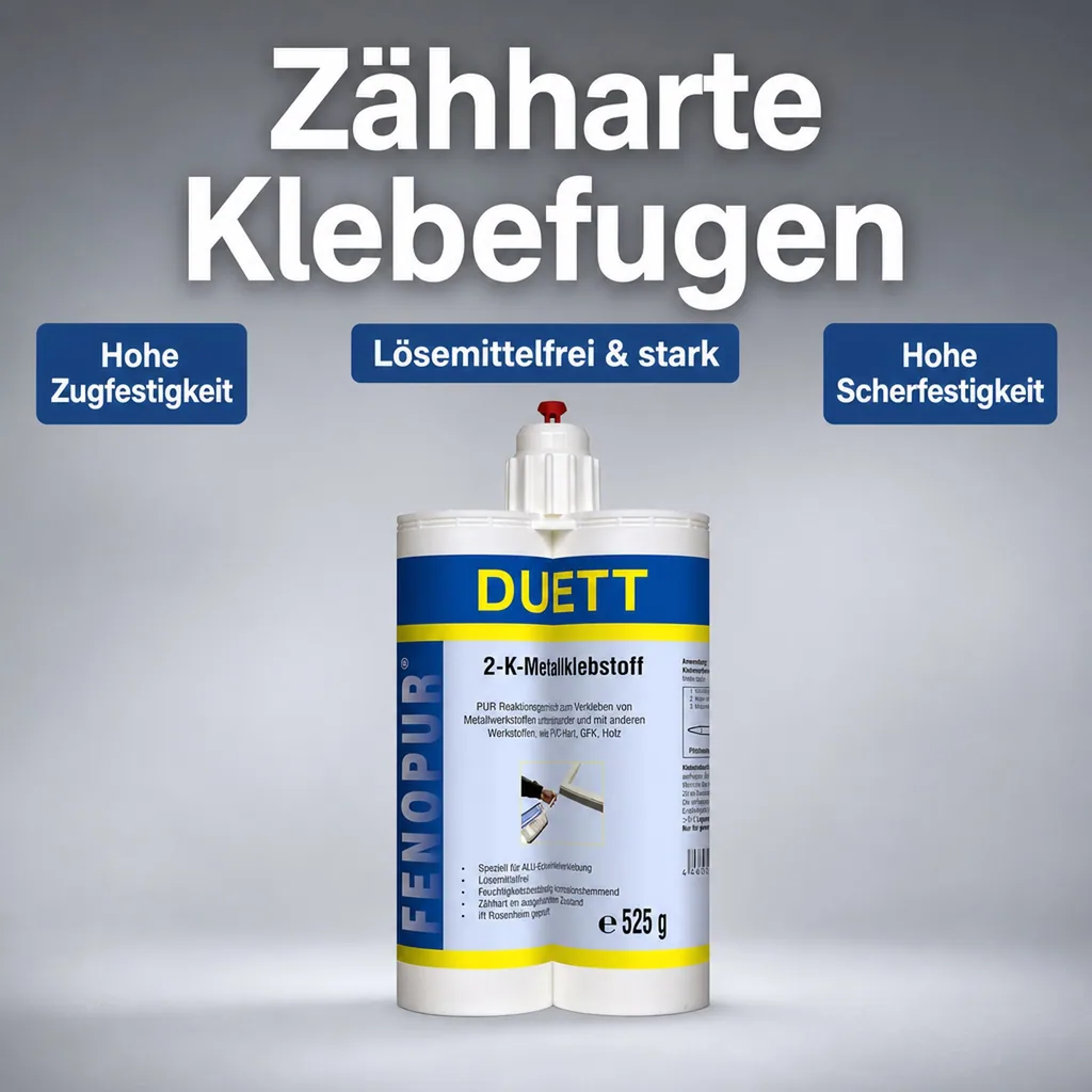FENOPLAST Fenopur 2-K PU-Klebstoff Duett auf PU Basis 525 g grau