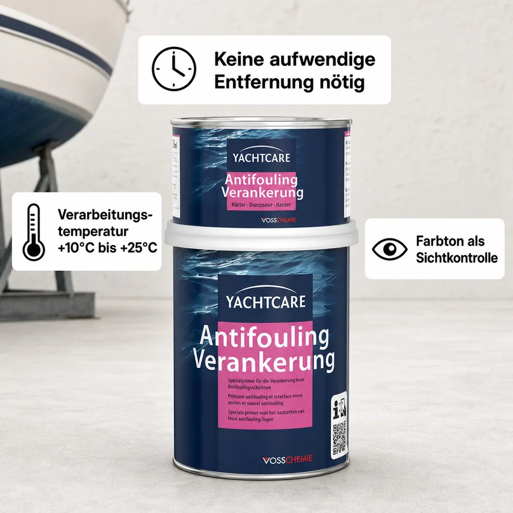 YACHTCARE Antifouling Verankerung 750 ml weiß