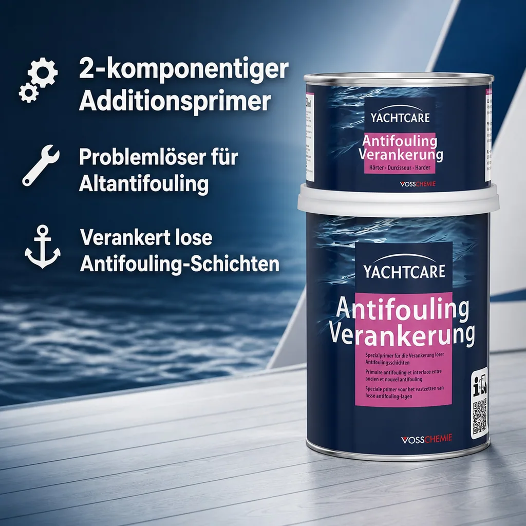 YACHTCARE Antifouling Verankerung 750 ml weiß