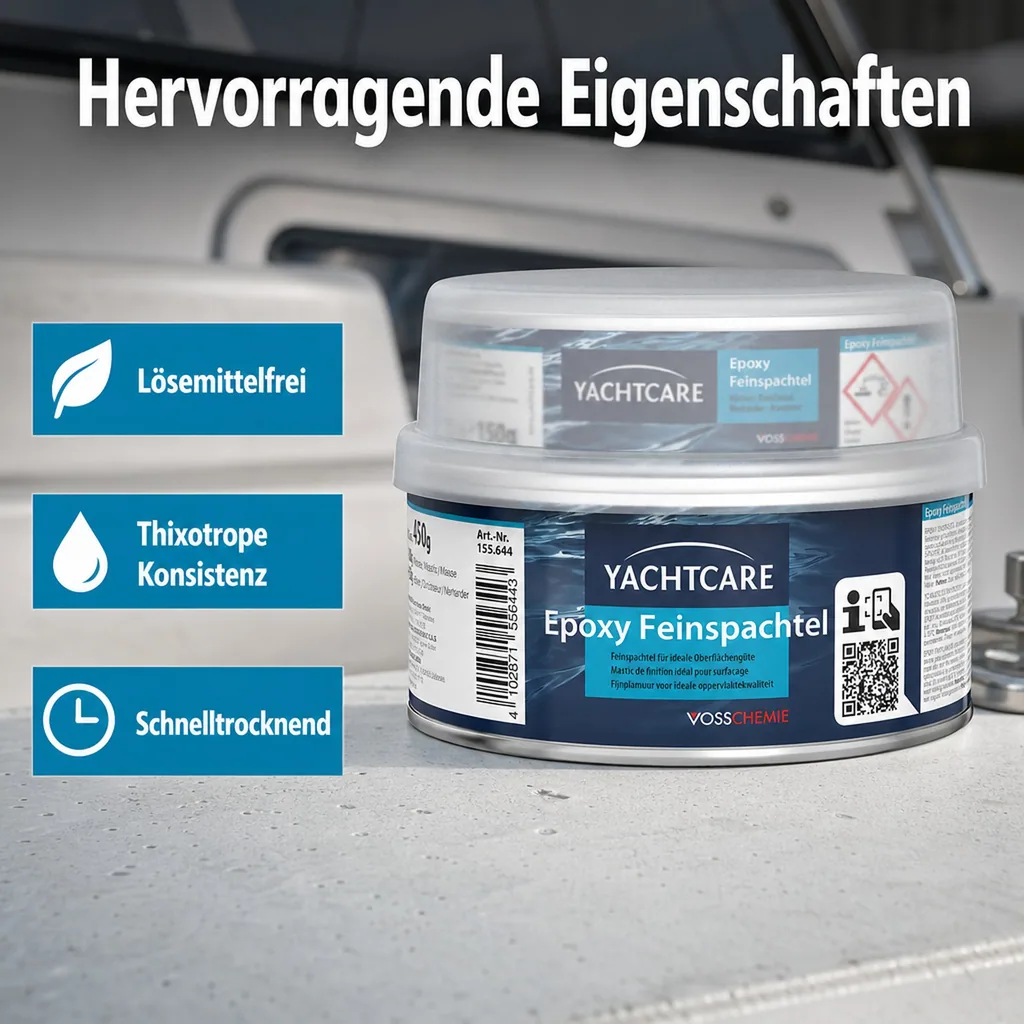 YACHTCARE Epoxy Feinspachtel 450 g