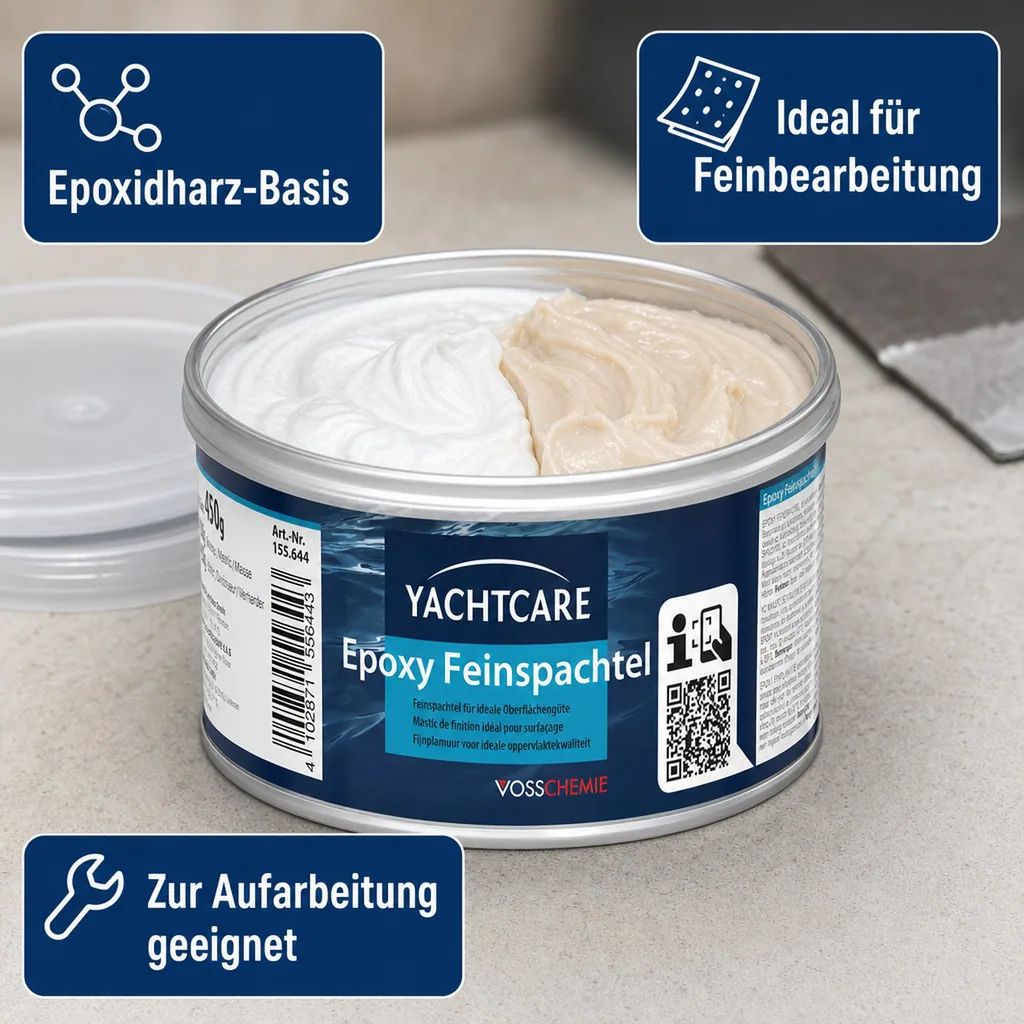 YACHTCARE Epoxy Feinspachtel 450 g