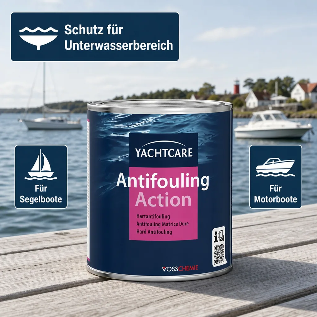 YACHTCARE Antifouling Action Hard AF 750 ml rot