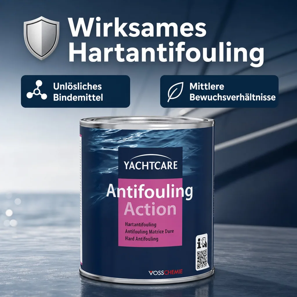 YACHTCARE Antifouling Action Hard AF 750 ml schwarz