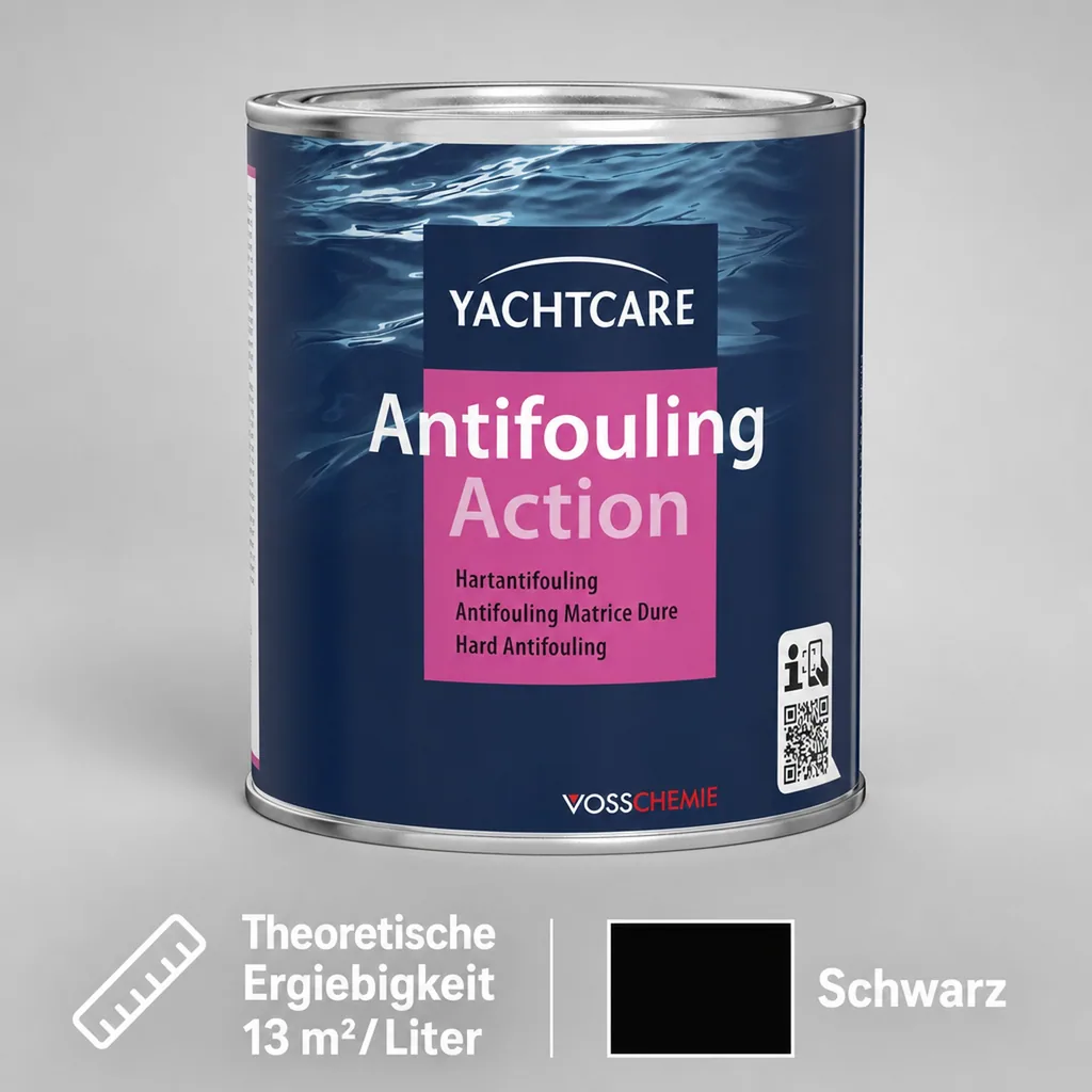 YACHTCARE Antifouling Action Hard AF 750 ml schwarz
