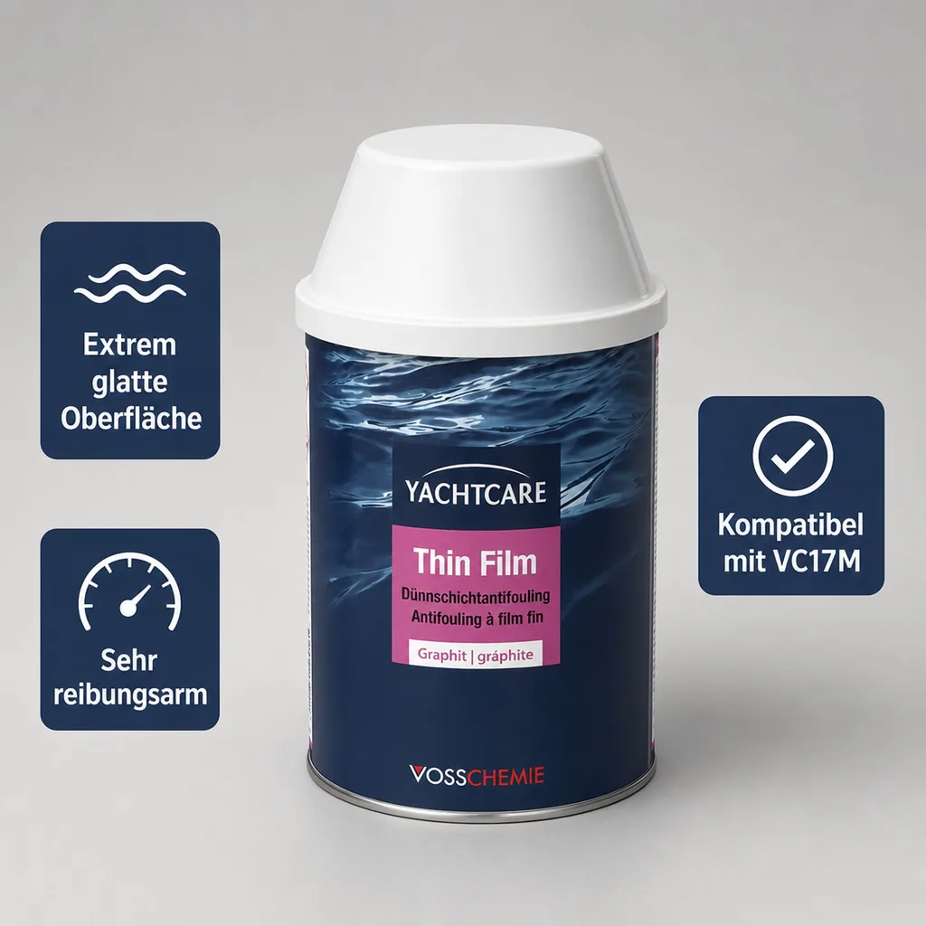YACHTCARE Thin Film Dünnschicht Antifouling 750 ml graphit