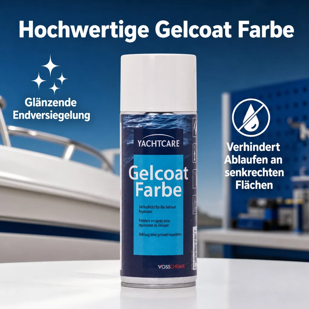 YACHTCARE Gelcoat Farbe RAL 9001 cremeweiß 400 ml Aerosolspraydose