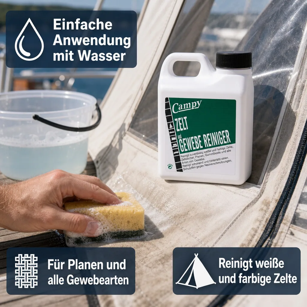 YACHTICON Zelt und Gewebereiniger 1 Liter