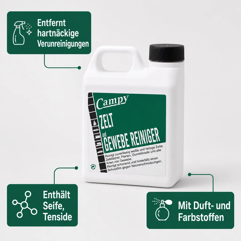 YACHTICON Zelt und Gewebereiniger 1 Liter
