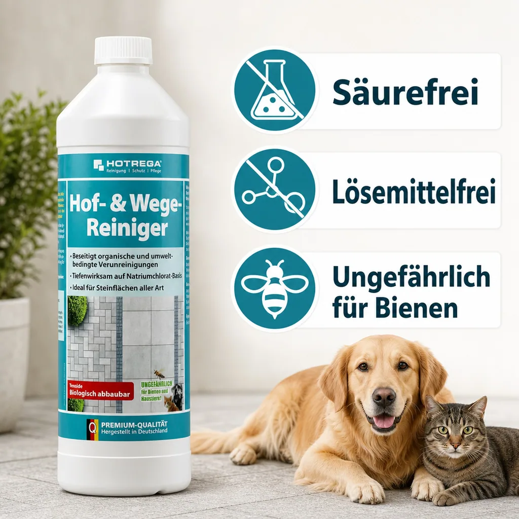 HOTREGA Hof- & Wege Reiniger 1 Liter Konzentrat