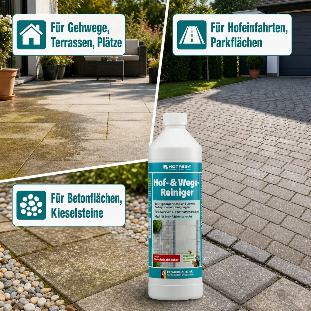 HOTREGA Hof- & Wege Reiniger 1 Liter Konzentrat