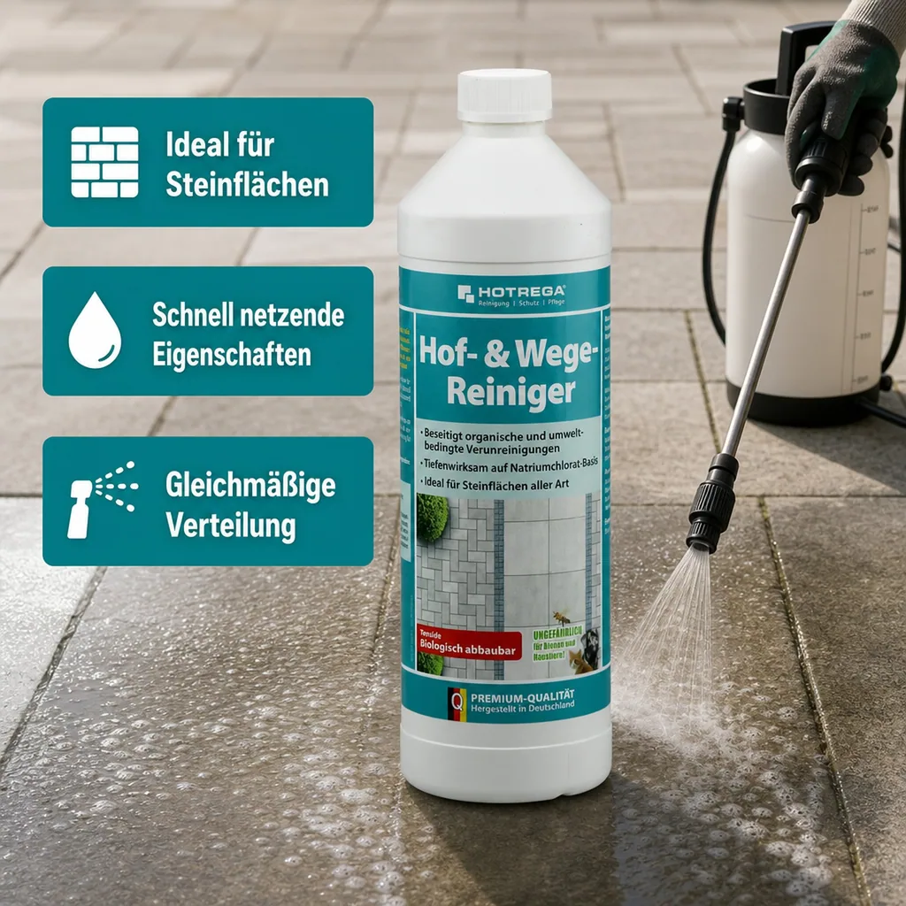 HOTREGA Hof- & Wege Reiniger 1 Liter Konzentrat