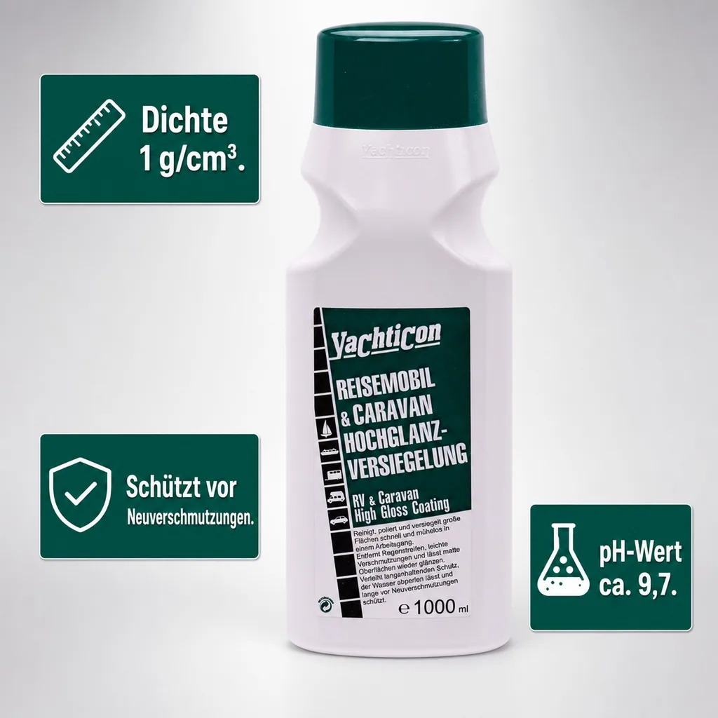 YACHTICON Reisemobil & Caravan Hochglanz Versiegelung 1 Liter