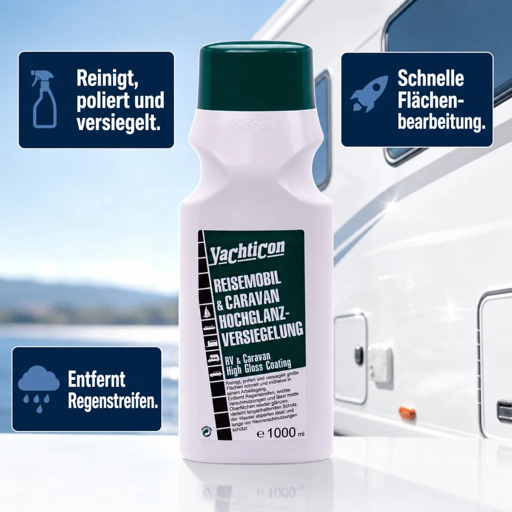 YACHTICON Reisemobil & Caravan Hochglanz Versiegelung 1 Liter