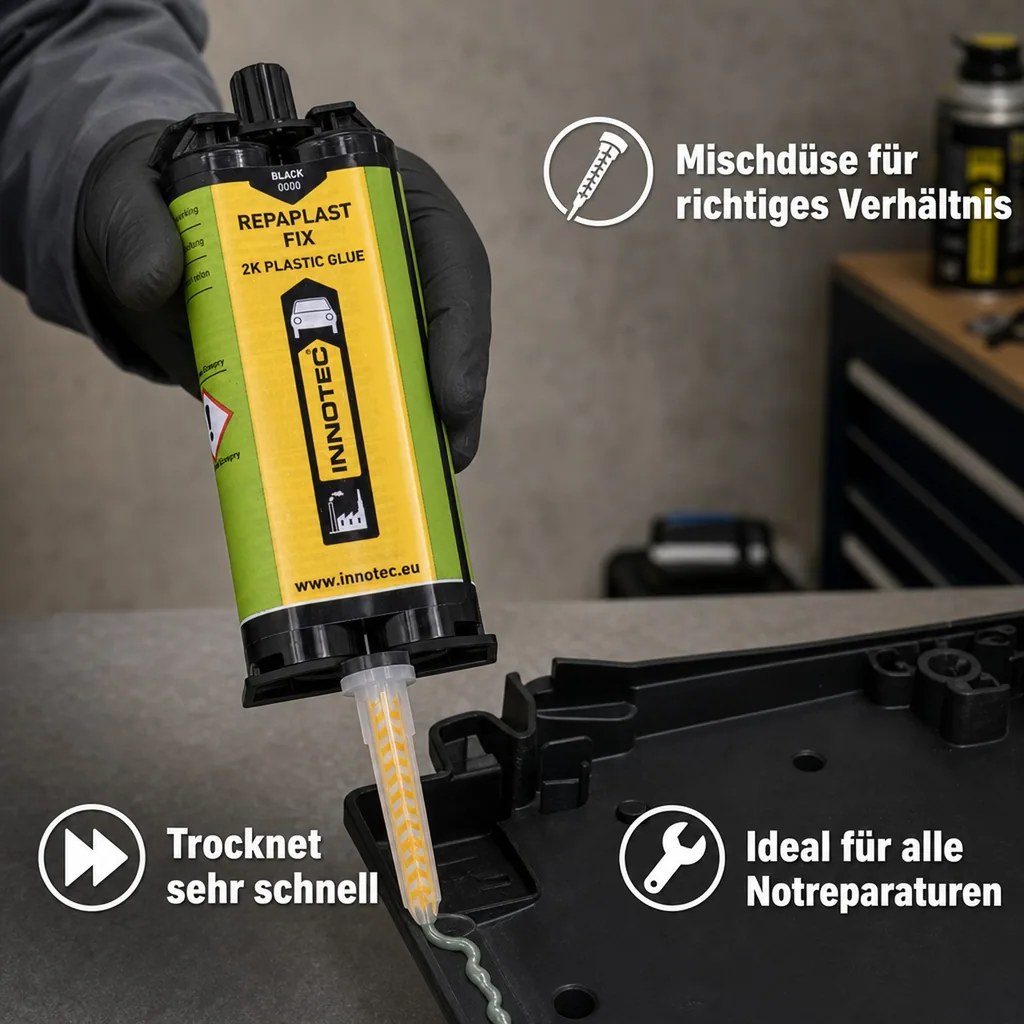 INNOTEC Repaplast Fix 50 ml schwarz Doppelkartusche