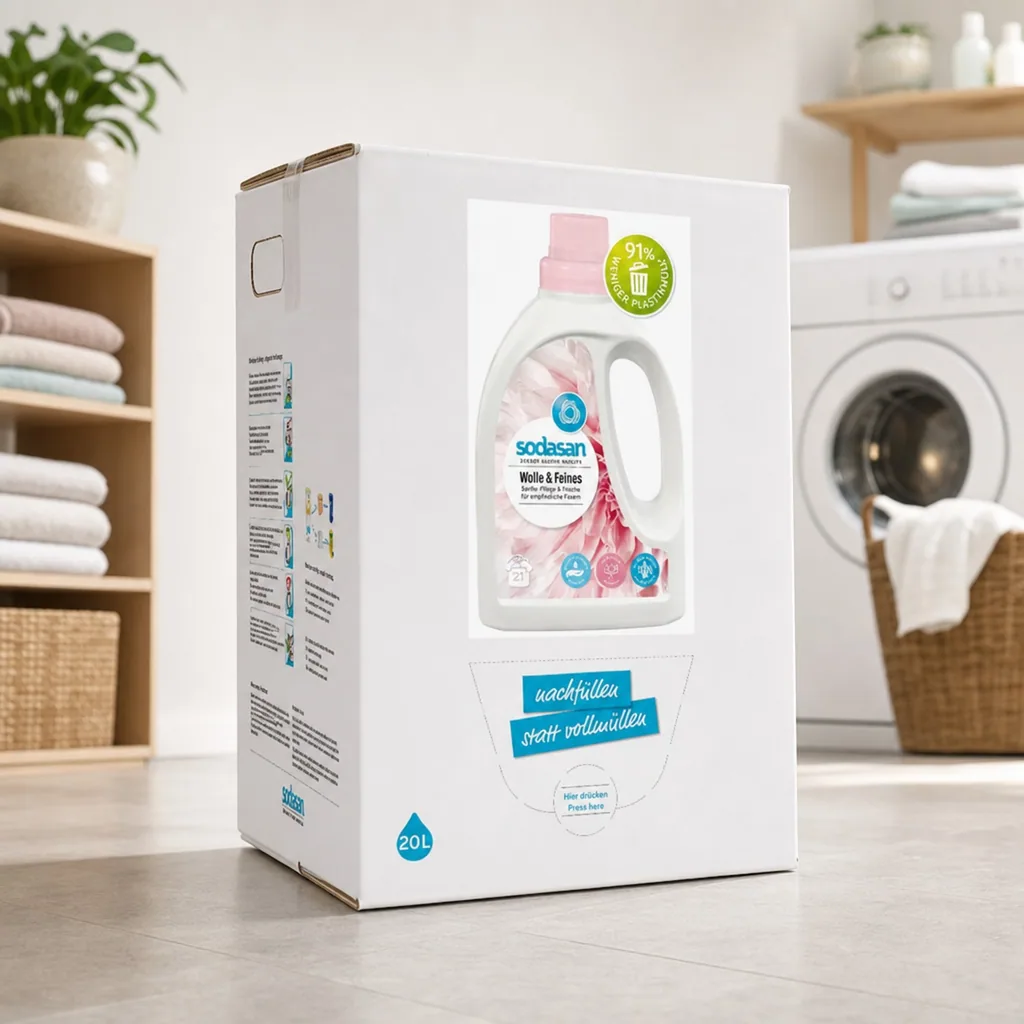 SODASAN Woll- & Feines Flüssigwaschmittel 20 Liter Bag in Box
