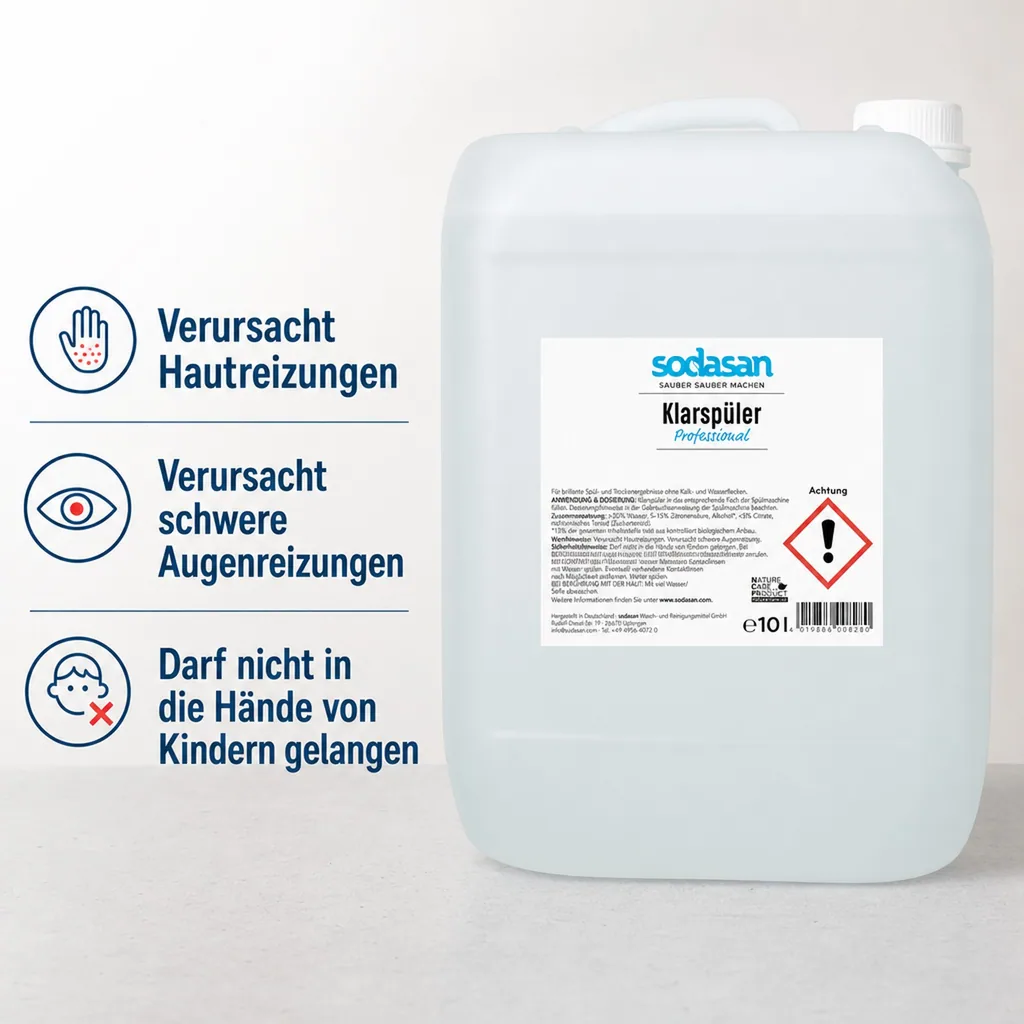 SODASAN Klarspüler Professional 10 Liter