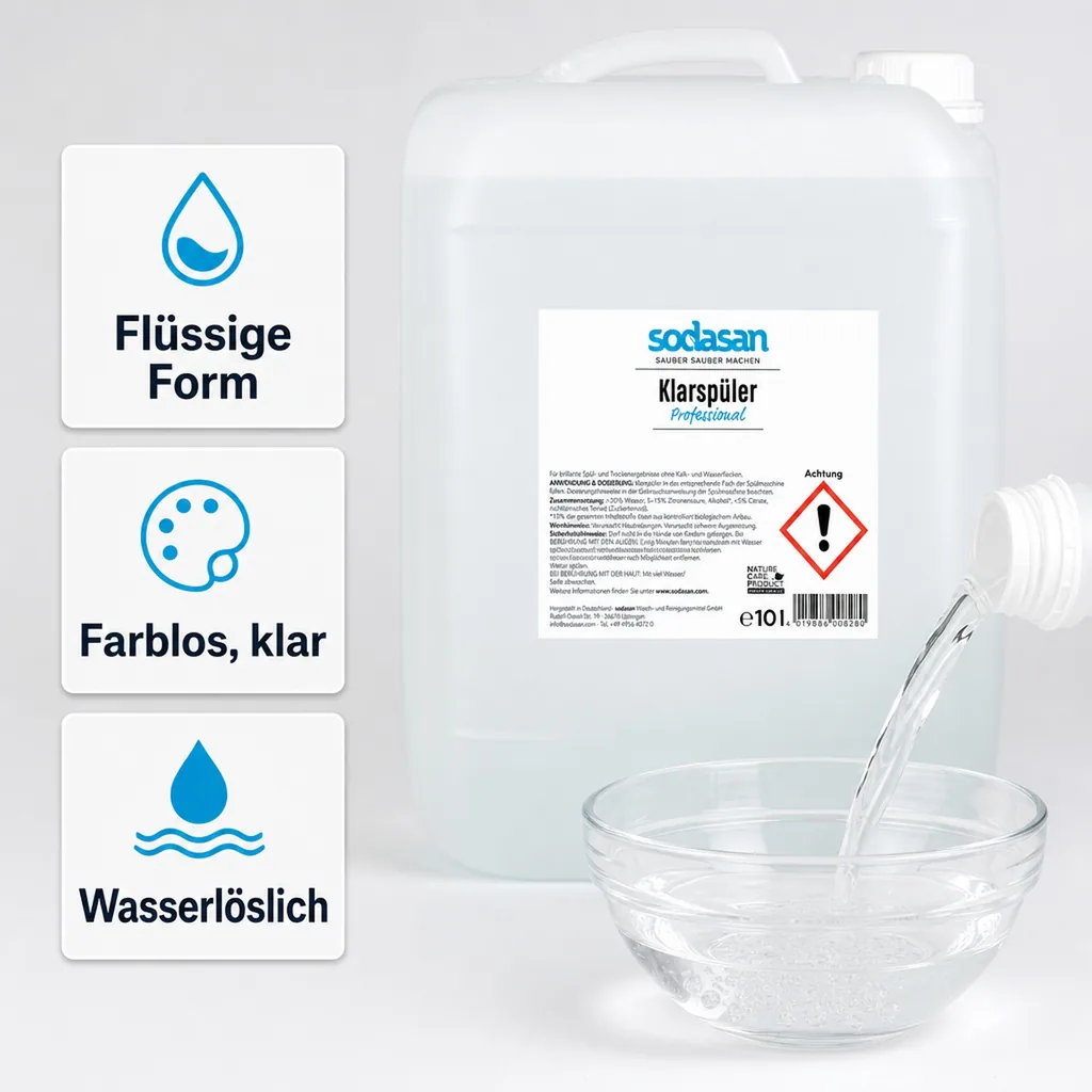 SODASAN Klarspüler Professional 10 Liter