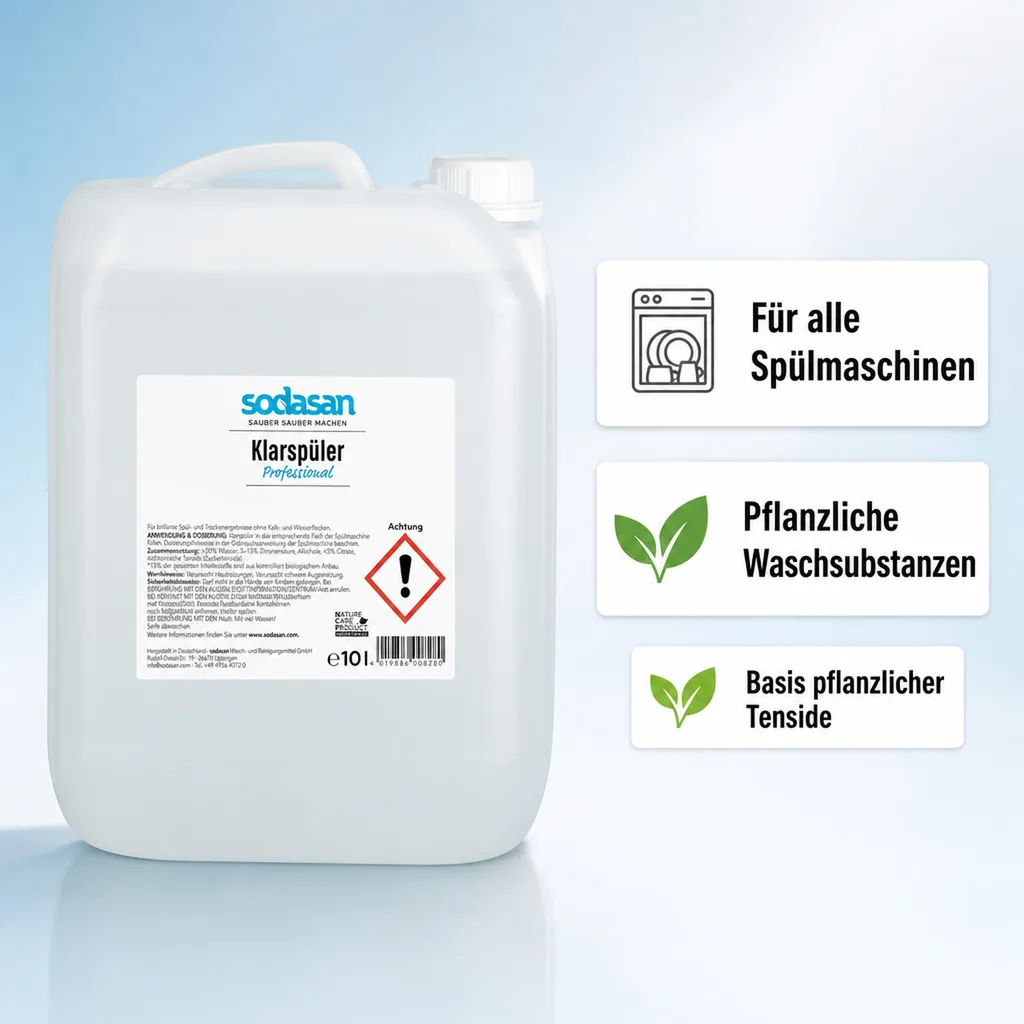 SODASAN Klarspüler Professional 10 Liter
