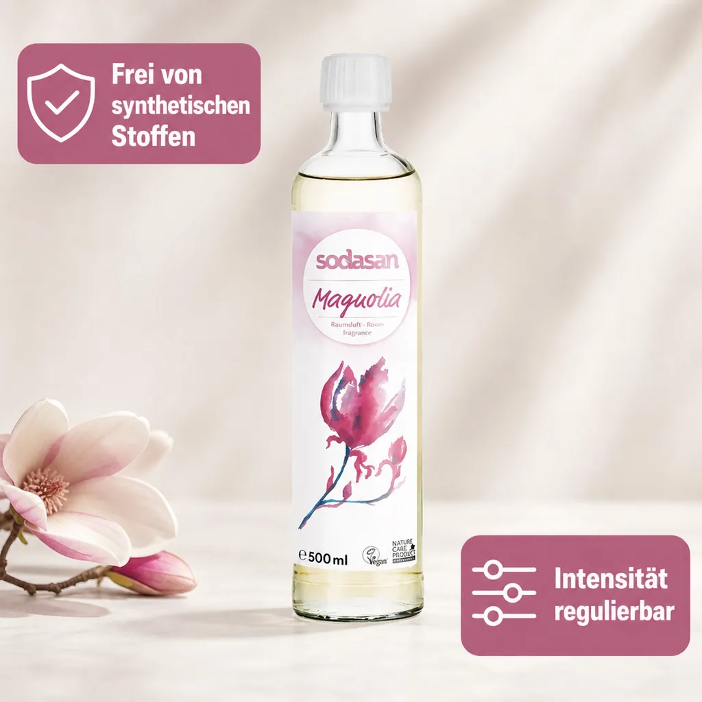 SODASAN Raumduft senses MAGNOLIE 500 ml Nachfüller