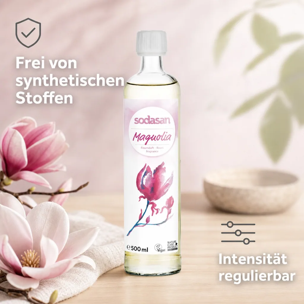 SODASAN Raumduft senses MAGNOLIE 500 ml Nachfüller