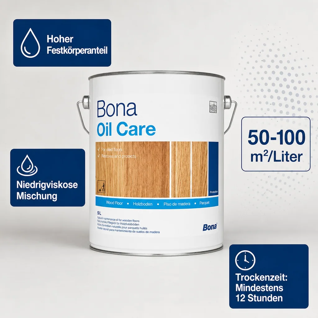 BONA Oil Care W 5 Liter Neutral Pflege für geölte Böden