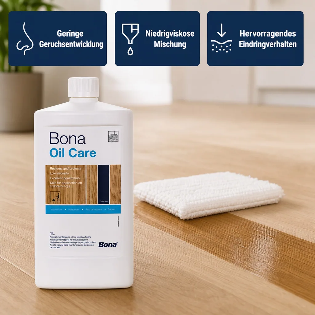 BONA Oil Care W 1 Liter Neutral Pflege für geölte Böden