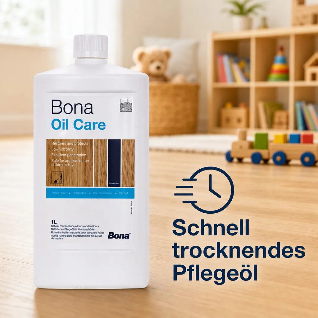 BONA Oil Care W 1 Liter Neutral Pflege für geölte Böden