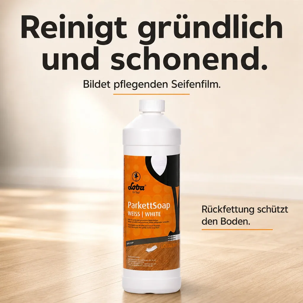 LOBA Parkett Soap 1 Liter weiß Parkettreinigung