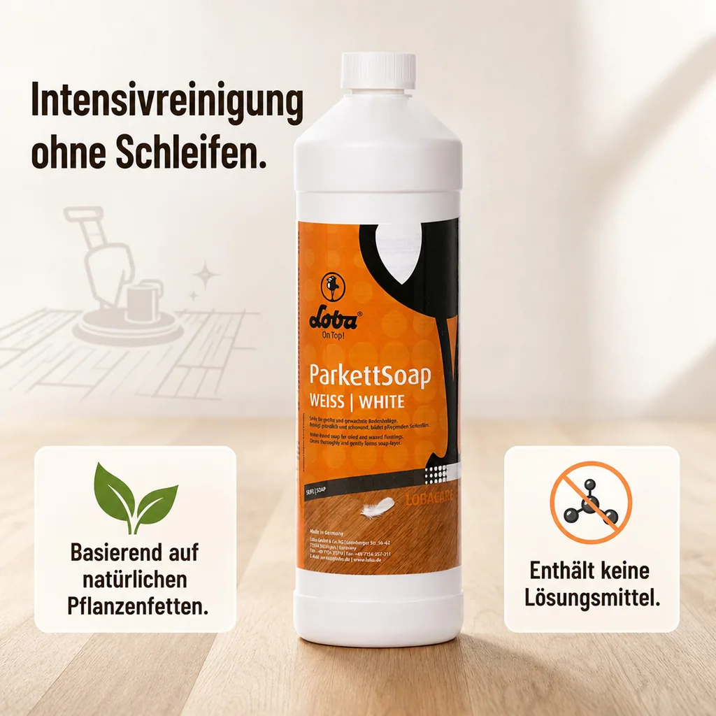 LOBA Parkett Soap 1 Liter weiß Parkettreinigung