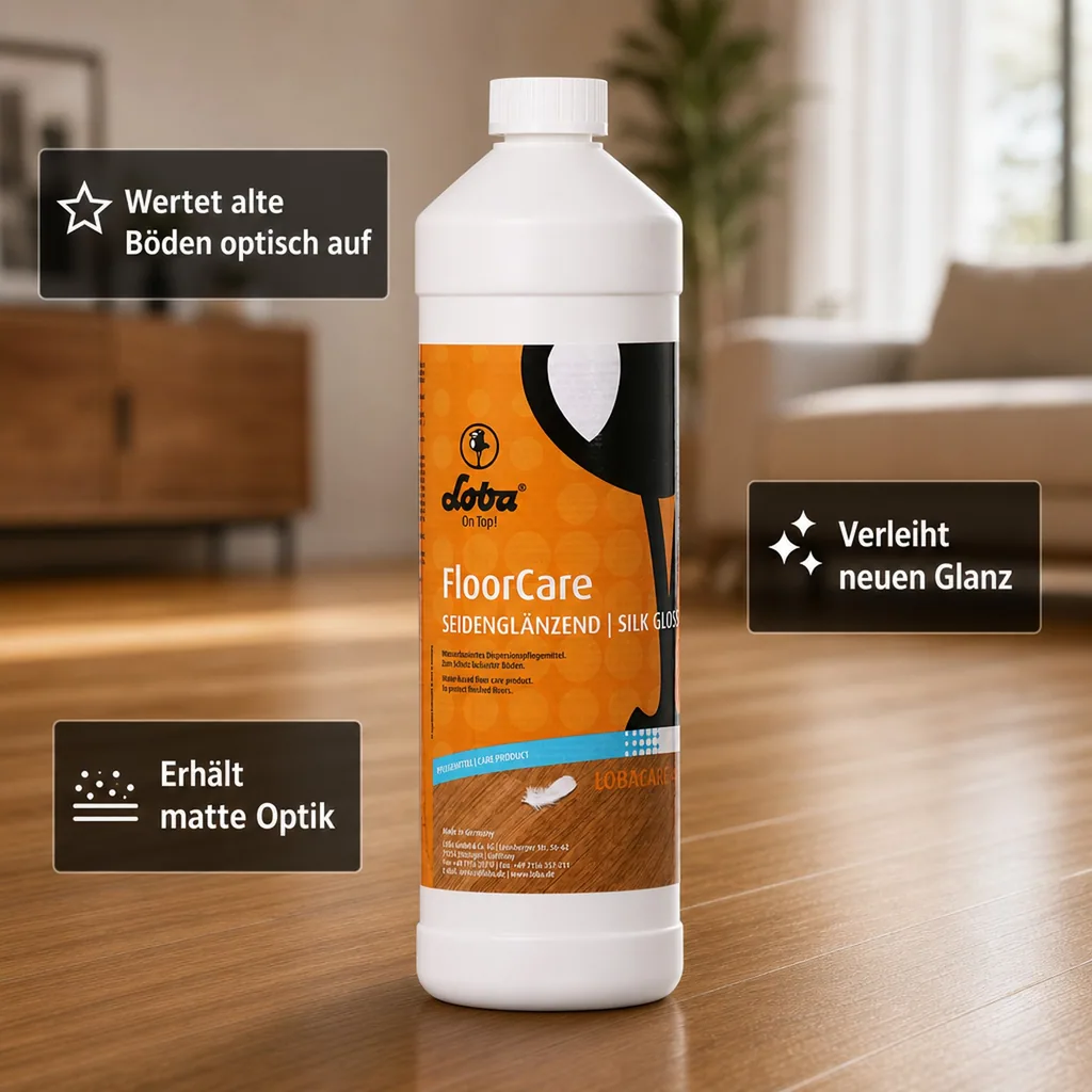 LOBA FloorCare seidenglänzend 1 Liter Bodenpflege