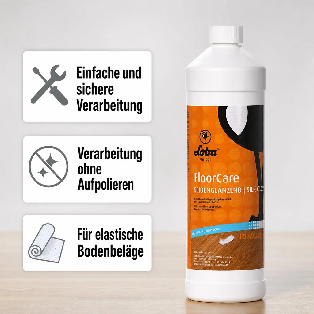 LOBA FloorCare seidenglänzend 1 Liter Bodenpflege