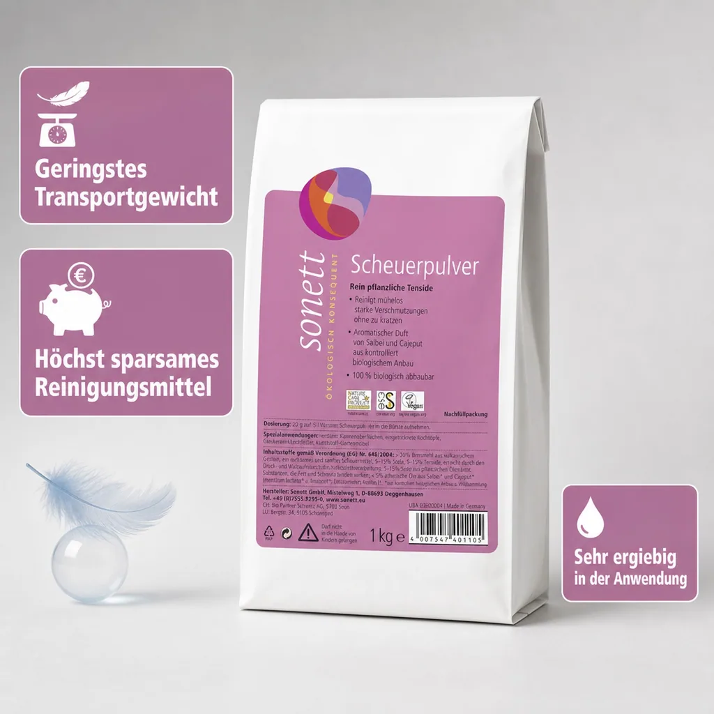SONETT Scheuerpulver 1 kg Nachfüllbeutel