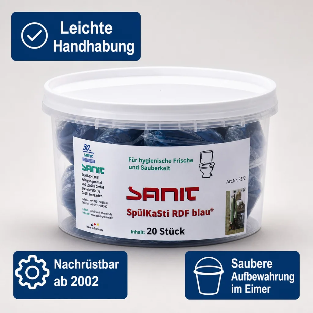 SANIT Wasserkastenwürfel SpülKaSti RDF 20 Stück für Geberit