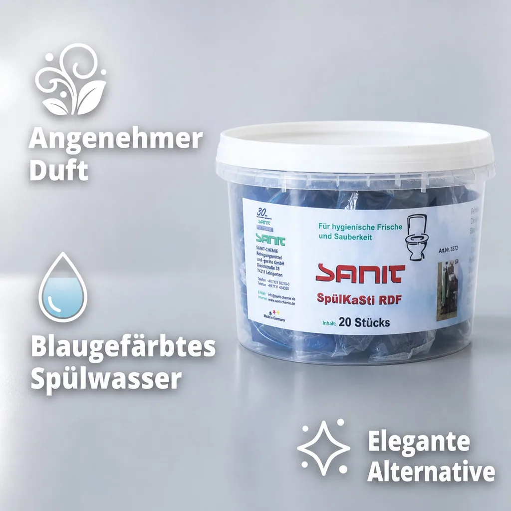 SANIT Wasserkastenwürfel SpülKaSti RDF 20 Stück für Geberit