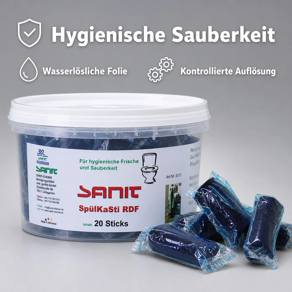 SANIT Wasserkastenwürfel SpülKaSti RDF 20 Stück für Geberit