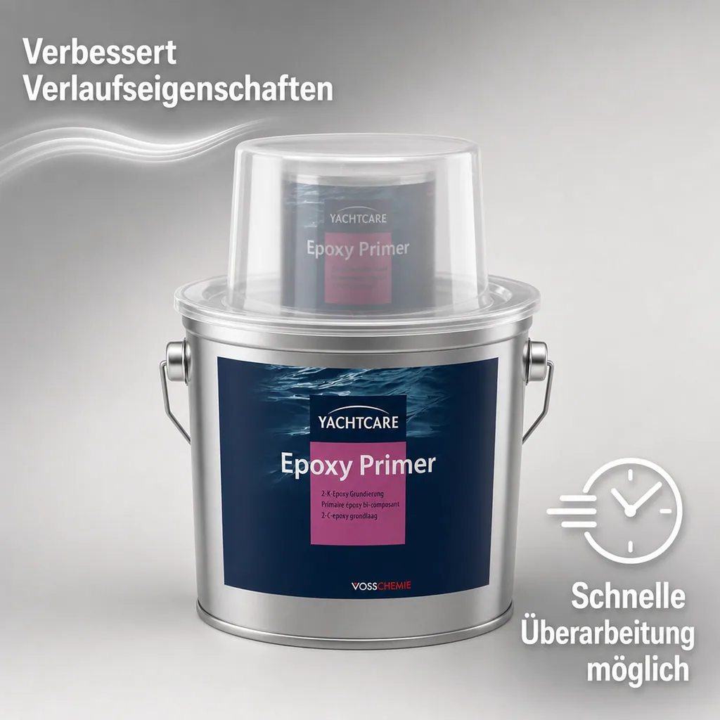 YACHTCARE Epoxy Primer 2K - 2,25 Liter Grundierung für Antifouling weiß